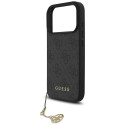 Kryt Guess 4G CHARMS pro iPhone 17 Pro - černá