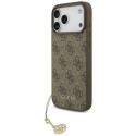Kryt Guess 4G Charms Collection pro iPhone 17 Pro Max - hnědý