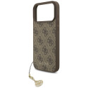 Kryt Guess 4G Charms Collection pro iPhone 17 Pro Max - hnědý