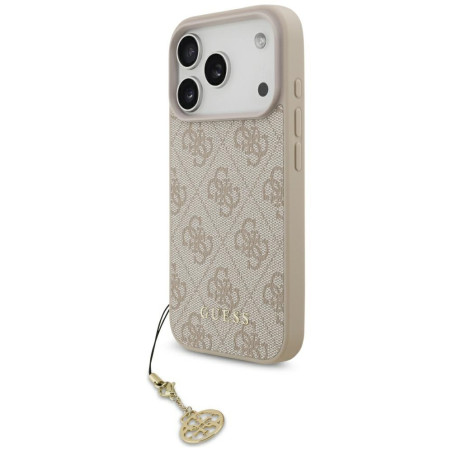 Kryt Guess 4G CHARMS COLLECTION pro iPhone 17 Pro - pink