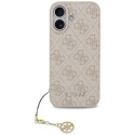 Kryt Guess 4G Charms Collection MagSafe iPhone 17 - růžová