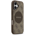 Kryt Guess 4G Circle Classic Logo MagSafe iPhone 17 - hnědý