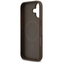 Kryt Guess 4G Circle Classic Logo MagSafe iPhone 17 - hnědý