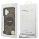 Kryt Guess 4G Circle Classic Logo MagSafe iPhone 17 - hnědý