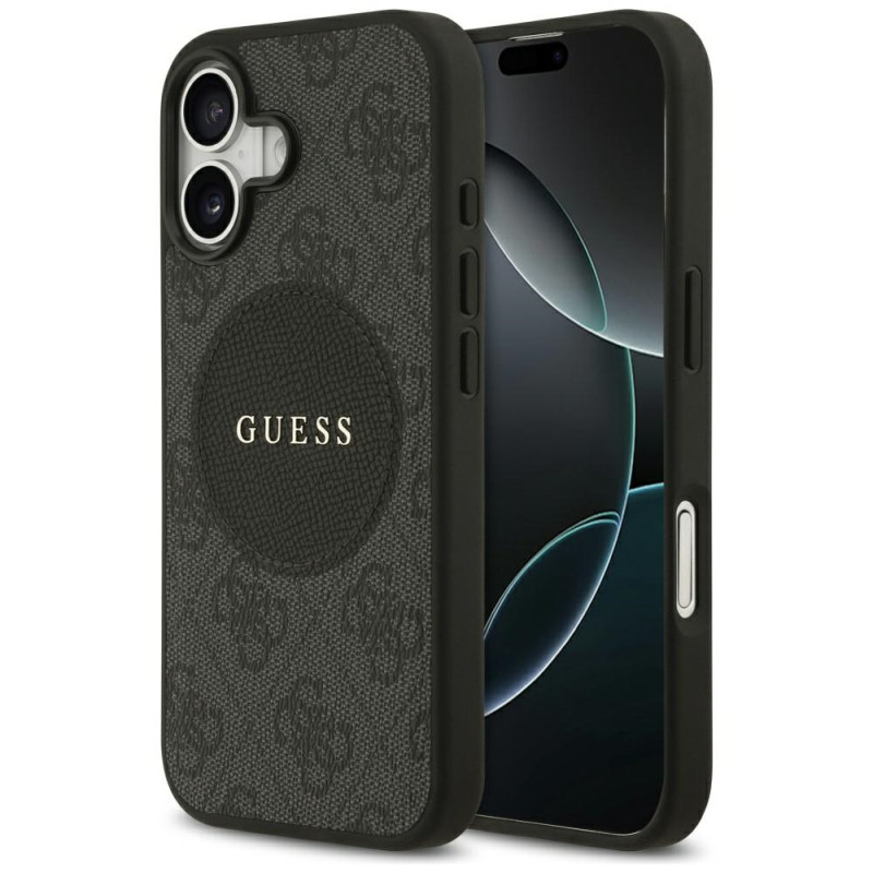 Kryt Guess 4G CIRCLE CLASSIC pro iPhone 17 - černý
