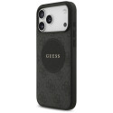 Kryt Guess 4G Circle Classic MagSafe iPhone 17 Pro Max černý