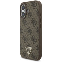 Kryt Guess 4G Strap Triangle iPhone 17 - hnědá