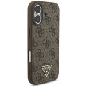 Kryt Guess 4G Strap Triangle iPhone 17 - hnědá