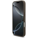 Kryt Guess 4G Strap Triangle iPhone 17 - hnědá