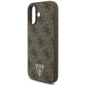 Kryt Guess 4G Strap Triangle iPhone 17 - hnědá