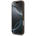 Kryt Guess 4G STRAP TRIANGLE pro iPhone 17 Pro - hnědý