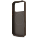 Kryt Guess 4G STRAP TRIANGLE pro iPhone 17 Pro - hnědý