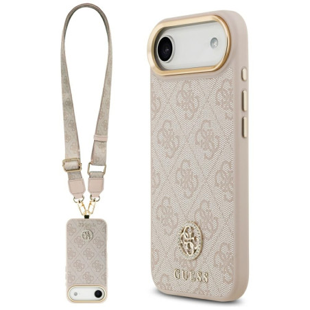 Kryt Guess MagSafe 4G Strass pro iPhone Air - pink