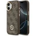 Kryt Guess 4G STRASS LOGO pro iPhone 17 - hnědá