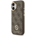 Kryt Guess 4G STRASS LOGO pro iPhone 17 - hnědá