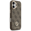 Kryt Guess 4G STRASS LOGO pro iPhone 17 - hnědá