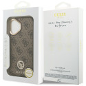 Kryt Guess 4G STRASS LOGO pro iPhone 17 - hnědá