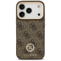 Kryt Guess 4G Strass Logo pro iPhone 17 Pro - hnědý