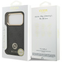 Kryt Guess 4G STRASS Logo pro iPhone 17 Pro - černý