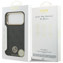 Kryt Guess 4G STRASS LOGO pro iPhone 17 Pro Max - černý