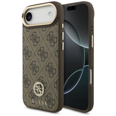 Kryt Guess 4G STRASS LOGO pro iPhone Air - hnědý
