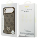 Kryt Guess 4G STRASS LOGO pro iPhone Air - hnědý