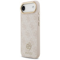 Kryt Guess 4G Strass Logo MagSafe pro iPhone Air - pink