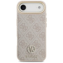 Kryt Guess 4G Strass Logo MagSafe pro iPhone Air - pink