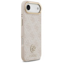 Kryt Guess 4G Strass Logo MagSafe pro iPhone Air - pink