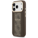 Kryt Guess 4G STRIPE MagSafe pro iPhone 17 Pro - hnědý