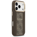 Kryt Guess 4G STRIPE MagSafe pro iPhone 17 Pro - hnědý