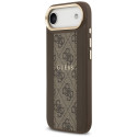Kryt Guess 4G Stripe MagSafe pro iPhone Air - hnědý