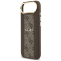 Kryt Guess 4G Stripe MagSafe pro iPhone Air - hnědý