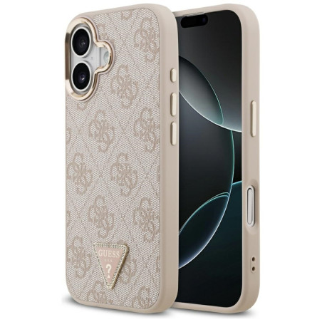 Kryt Guess 4G Triangle Logo MagSafe iPhone 17 – rose gold