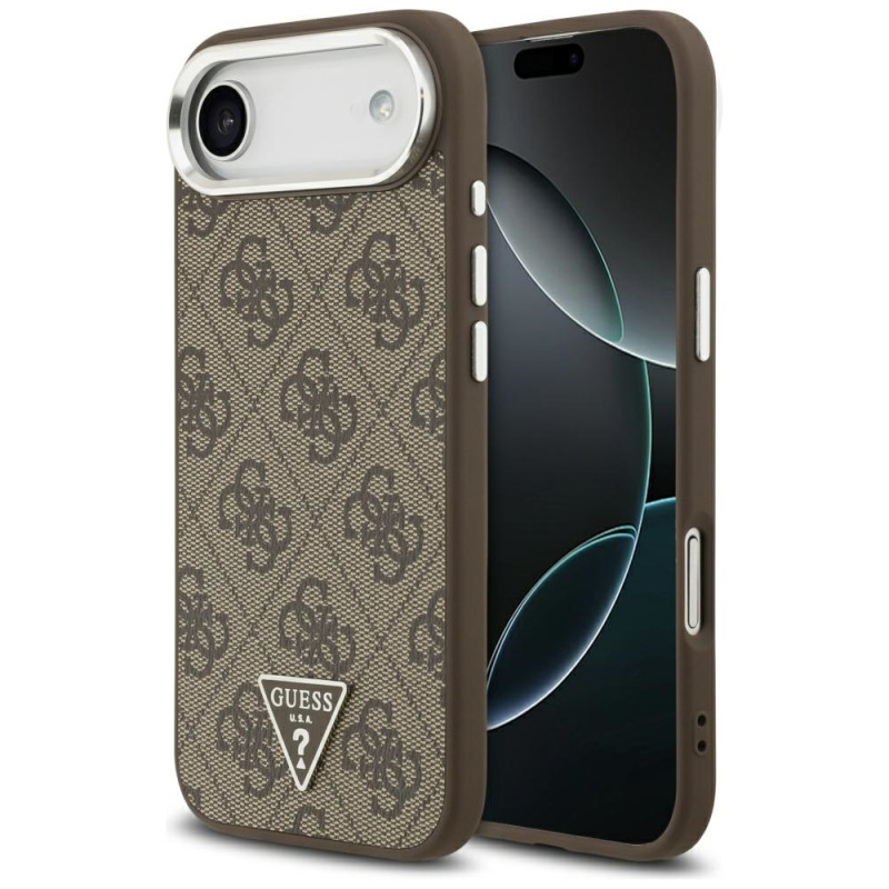 Kryt Guess 4G TRIANGLE Logo pro iPhone Air - hnědá
