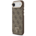 Kryt Guess 4G Triangle Logo MagSafe pro iPhone Air - hnědá/zlatá
