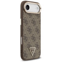 Kryt Guess 4G Triangle Logo MagSafe pro iPhone Air - hnědá/zlatá