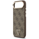 Kryt Guess 4G Triangle Logo MagSafe pro iPhone Air - hnědá/zlatá