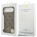 Kryt Guess 4G Triangle Logo MagSafe pro iPhone Air - hnědá/zlatá