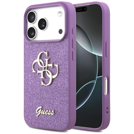 Kryt Guess Fixed Glitter Big 4G iPhone 17 Pro purple