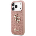 Kryt Guess Fixed Glitter Big 4G pro iPhone 17 Pro - růžová