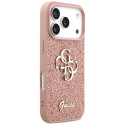Kryt Guess Fixed Glitter Big 4G pro iPhone 17 Pro - růžová