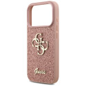 Kryt Guess Fixed Glitter Big 4G pro iPhone 17 Pro - růžová
