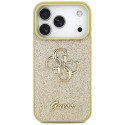 Kryt Guess FIXED GLITTER BIG 4G pro iPhone 17 Pro – zlatá