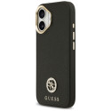Kryt Guess Grained Strass MagSafe pro iPhone 17 - černý