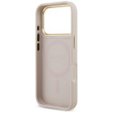 Kryt Guess Grained Strass Logo iPhone 17 Pro - růžová
