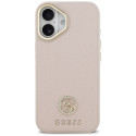 Kryt Guess Grained Strass Logo iPhone 17 - růžový