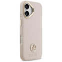 Kryt Guess Grained Strass Logo iPhone 17 - růžový