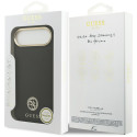 Kryt Guess Grained Strass MagSafe iPhone Air - černý