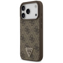 Kryt Guess 4G Triangle Strass MagSafe iPhone 17 Pro - hnědý
